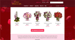 Desktop Screenshot of dannasflowers.com
